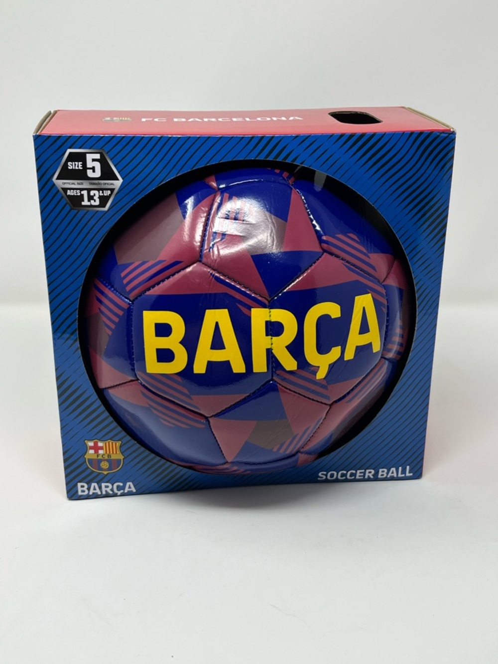 FC Barcelona Soccer Ball Size 5 Barça Futbol Official Style New In Box Fan Gear
